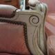 Pair of pink Louis XV style armchairs.