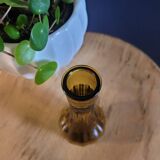 Small amber soliflore vase