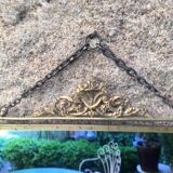 Triptych mirror with pediment around 1900 - 30,5 x 24,5 cm