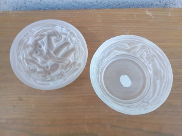 Boite Art déco Heinrich Hoffmann en verre moulé pressé les naïades