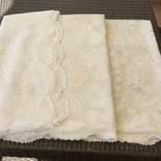 Lyon lace tablecloth from the prestigious brand Doguin made on crafts in Tulle