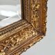 Miroir ancien en bois doré, style néoclassique, 19ème siècle