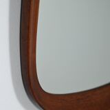 Swedish G&T oval mirror in teak