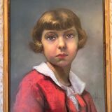 Painting, portrait of a young girl 1934