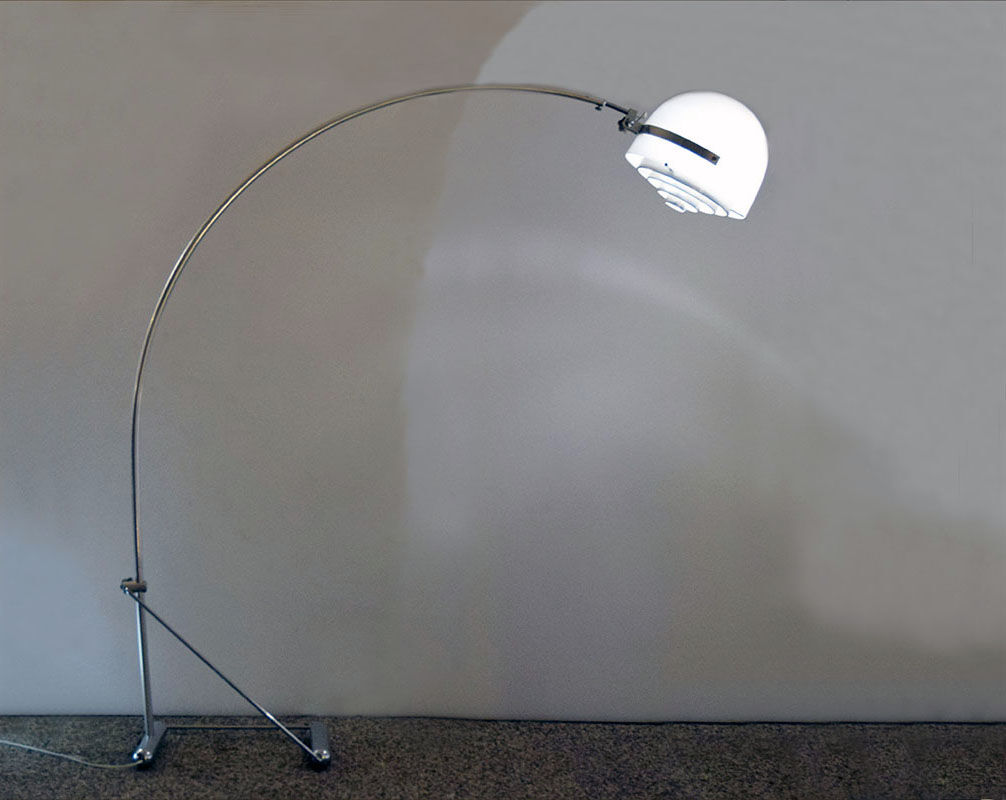 Arc floor lamp 1970's Italy