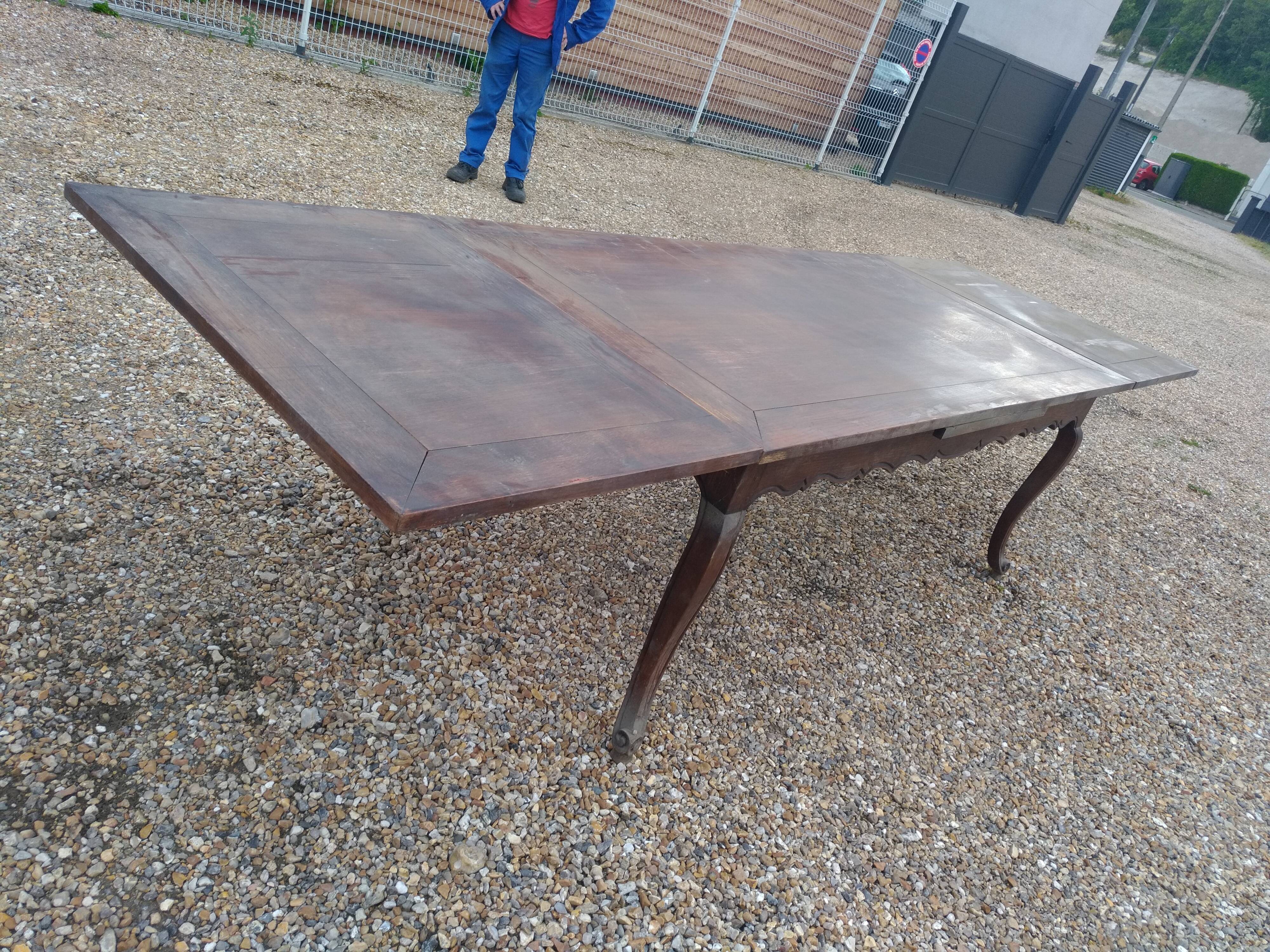 Very large old Italian table