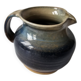 Glazed ceramic pitcher signed C - Tasey