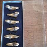 Vintage silver metal seal knife holder