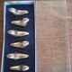 Vintage silver metal seal knife holder