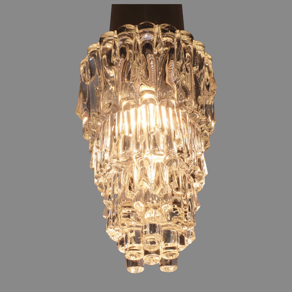 Hanging lamp by Helena Tynell for Glashütte Limburg, 1960's