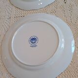 Set of 6 Villeroy and Boch Phoenix Blue dinner plates