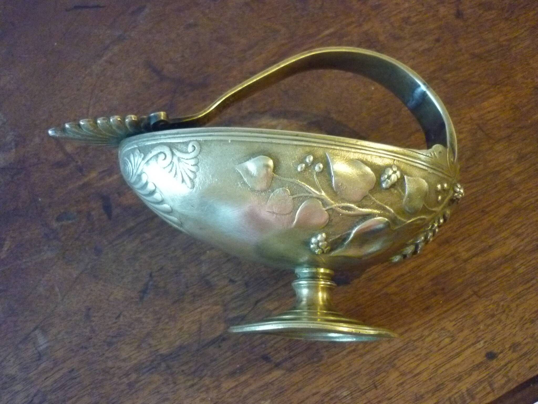 Antique bronze cup