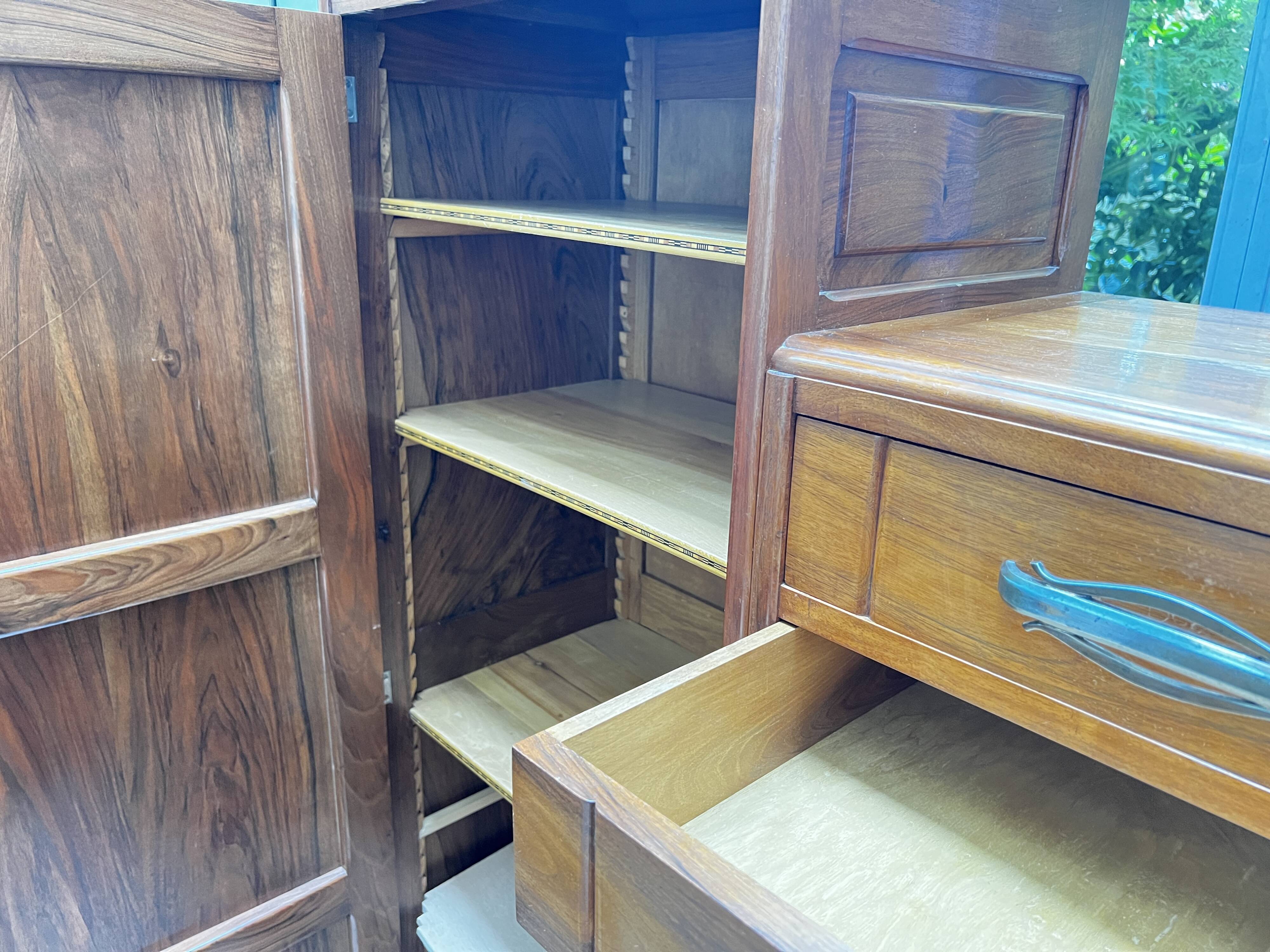 Asymmetrical Art Deco sideboard
