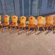 Lot 8 chairs bistro brasserie chalet mountain deco
