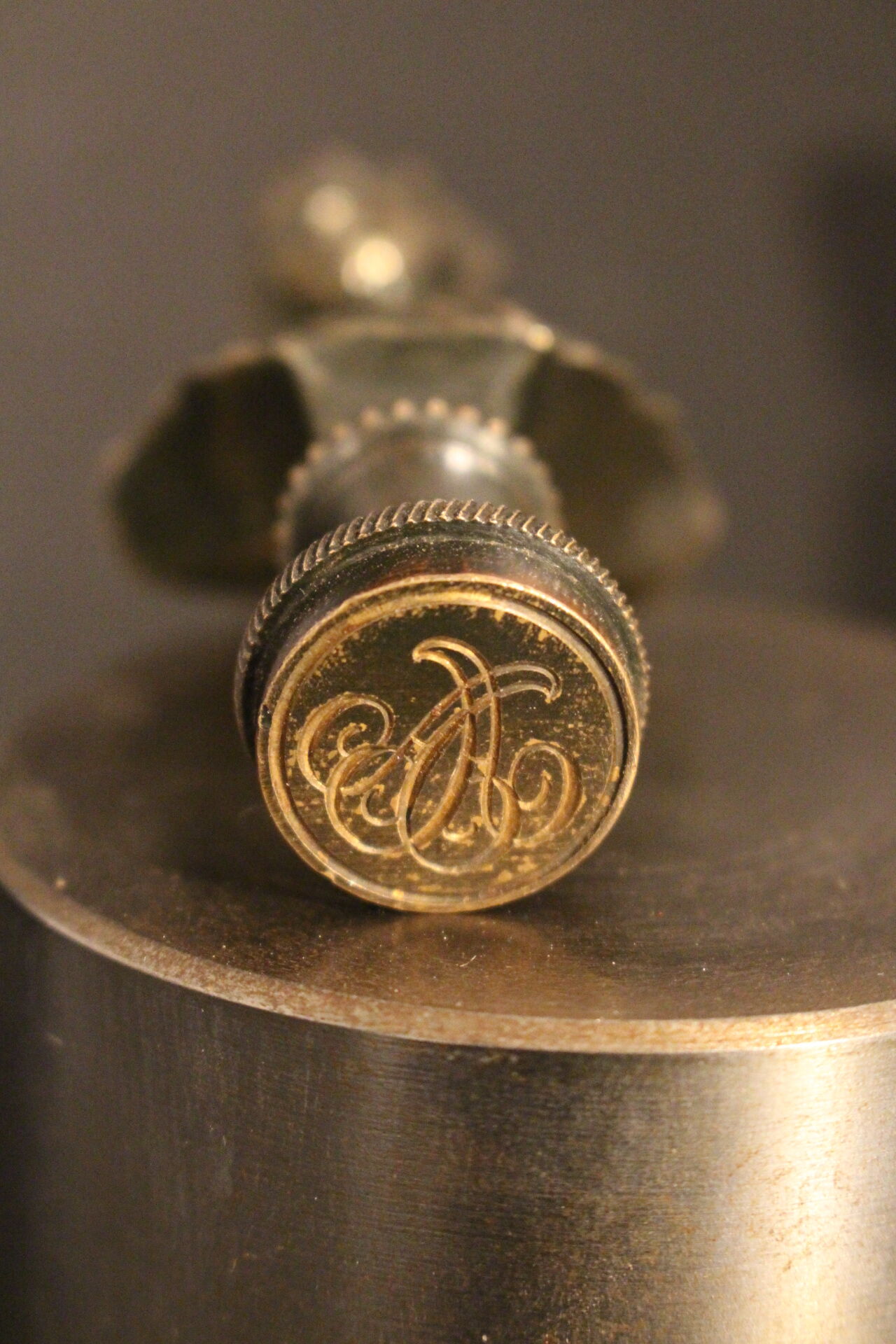 Cachet de cire buste de femme