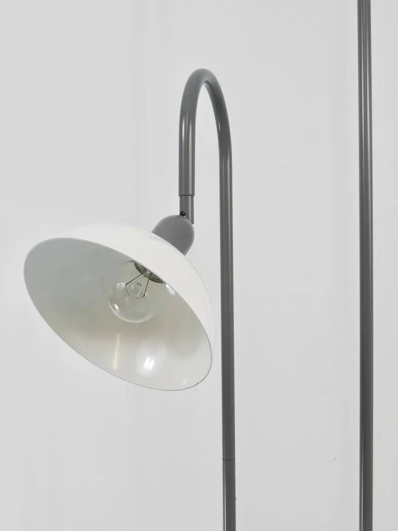 2 Postmodern 1980s Memphis Style Uplighter Floor Lamps, Torchiere, Italy, 1980s