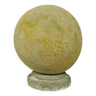 Space age fiberglass "Moon" lamp, France 1970s