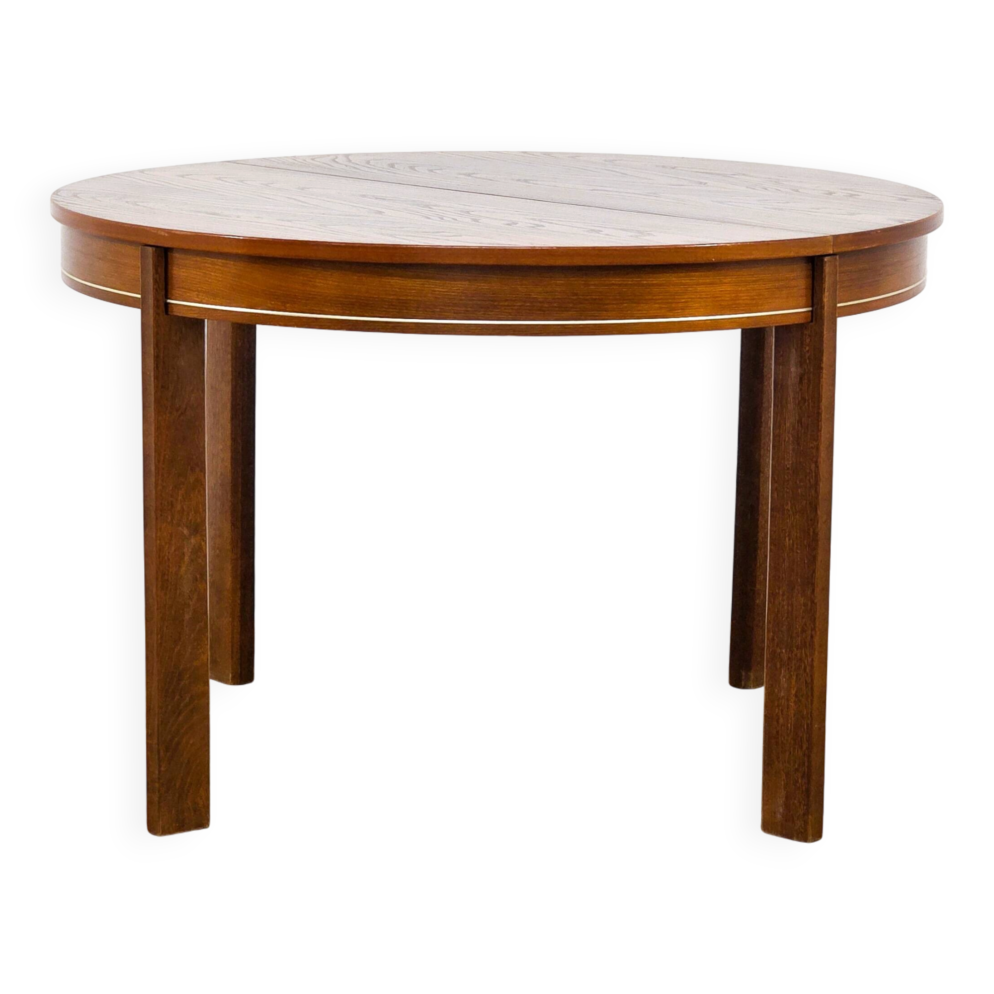 Extendable dining table in solid wood – 1970s