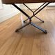 Ceramic coffee table with metal base by G. Reynaud Vallauris