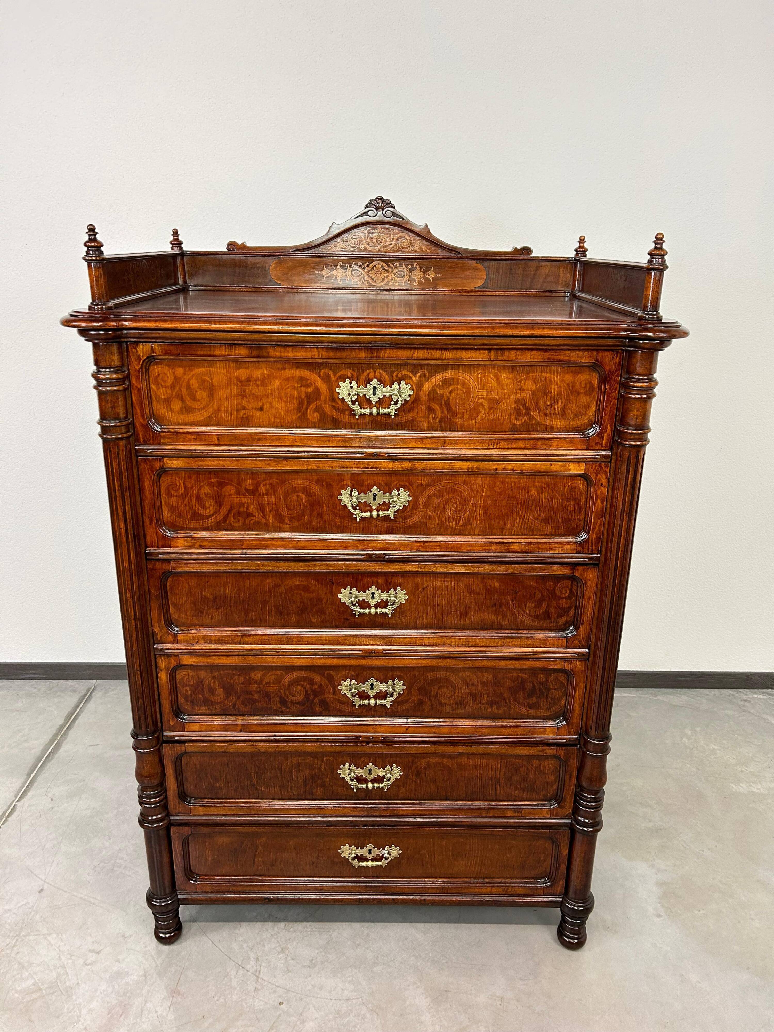 Art Nouveau chest of drawers by Jacob & Josef Kohn