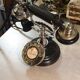 Wired English telephone bell in vintage Bakelite