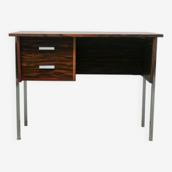 vintage rosewood & chrome desk