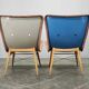 Pair of Miroslav Navrátil Shell Lounge Chairs, Czechoslovakia 1960s