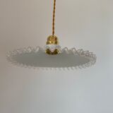 Crenellated opaline hanging