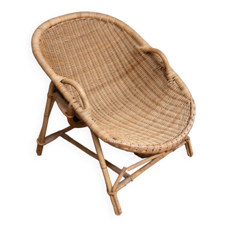 Rattan armchair 1960