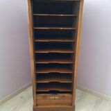 Walnut curtain binder early twentieth century