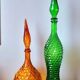 Italian Carafe Empoli green 1970