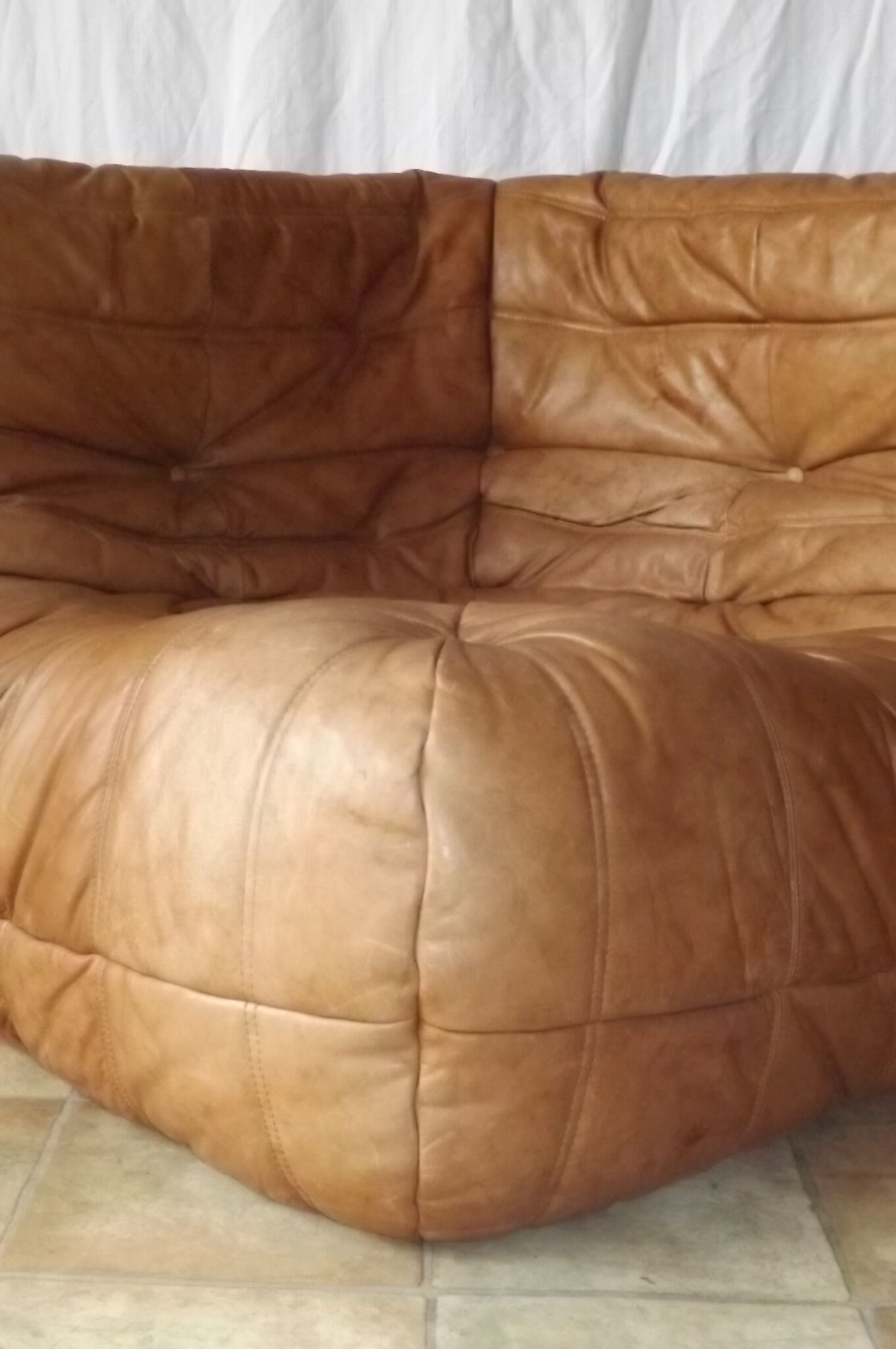 Angle armchair Togo Michel Ducaroy designed Ligne Roset 1970