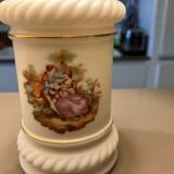 Pair of empire bedside lamps