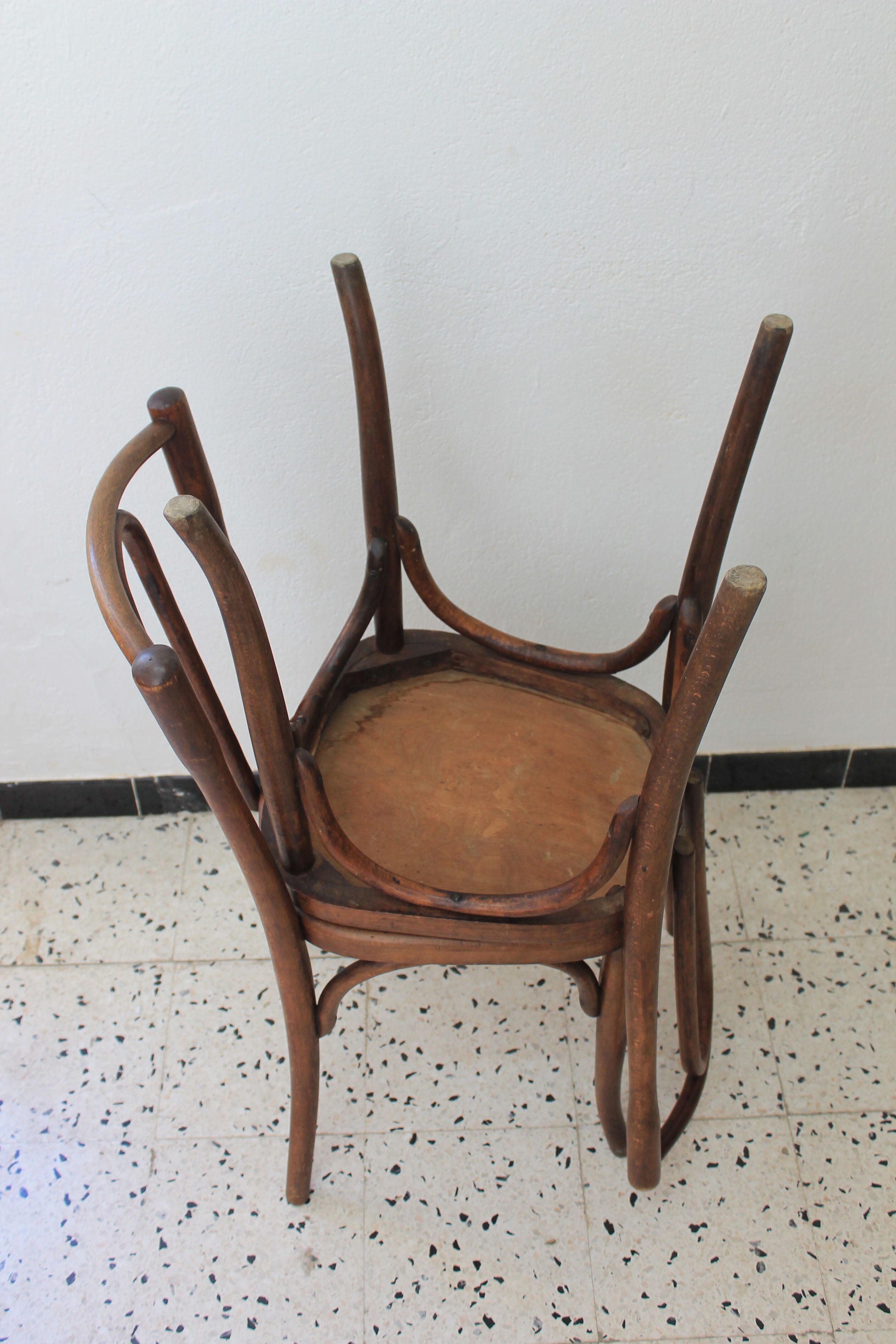 Pair of Fischel bistro chairs