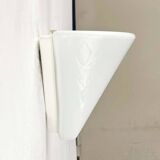 Wall lamp in glass from the Postmodern T+L Royal Typ L 133 series by Keuco, 1980s.