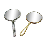 Old hand mirror duo