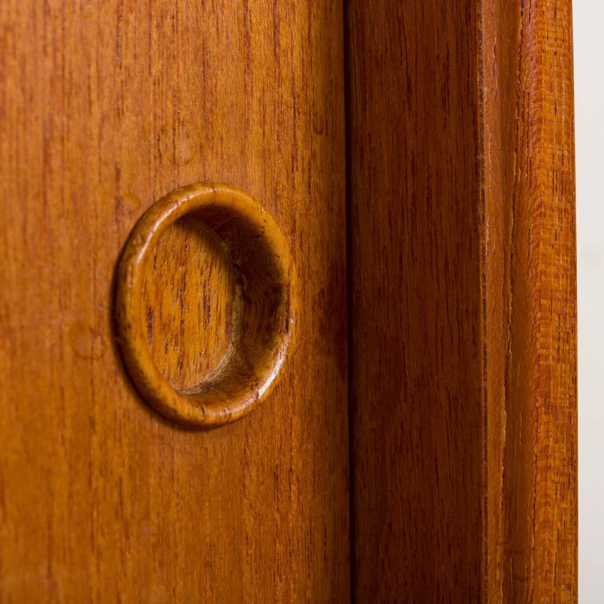 Norwegian mid-century bookshelf credenza in teak, 60s