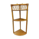 Etagère d'angle rotin à suspendre
