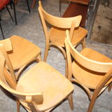 Lot of four bistro chairs