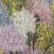 Ancient painting, still life with wildflowers 60/80s