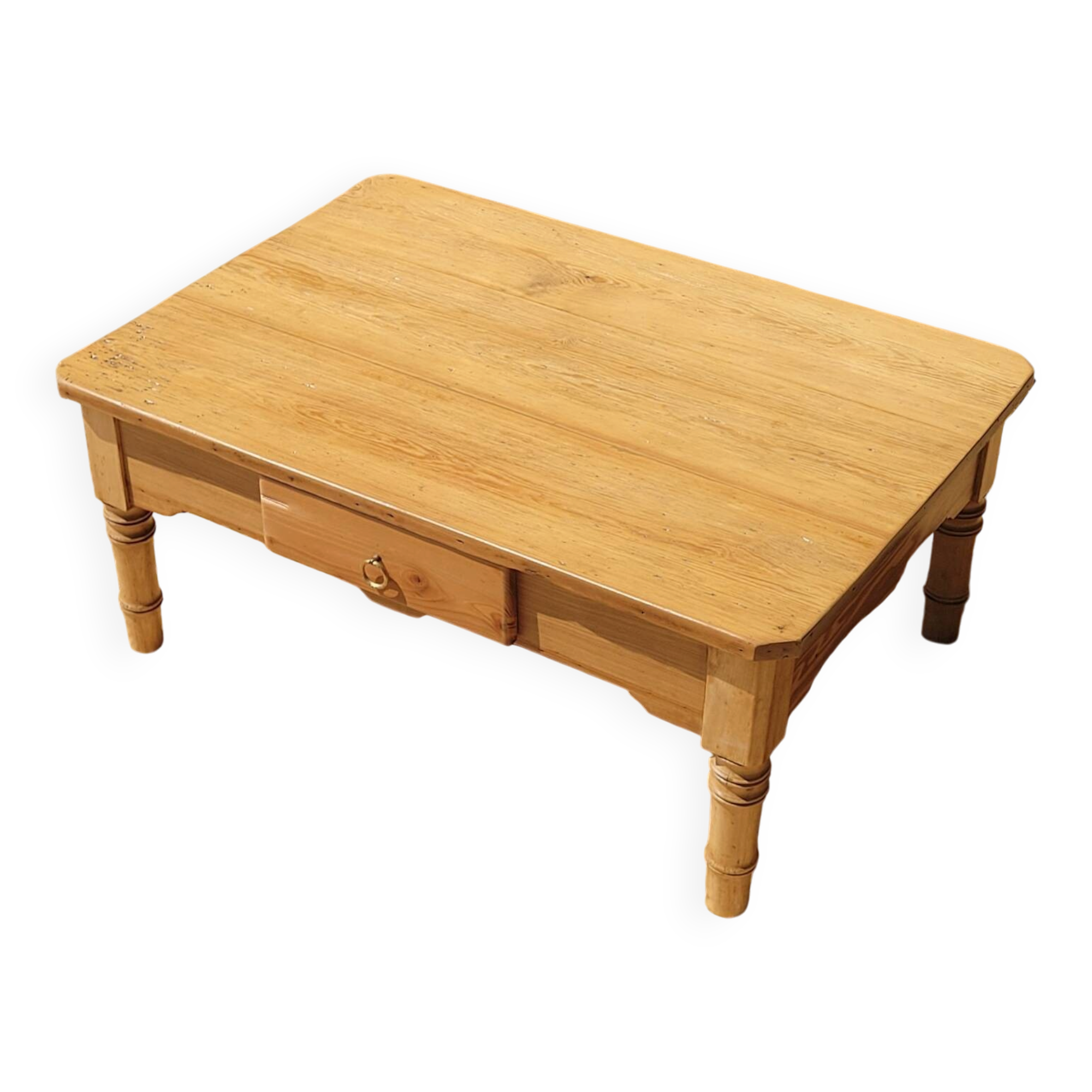Bamboo coffee table - refurbished - unique piece
