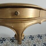 Console en bois doré