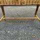 Vintage plant stand in rattan and bamboo, Bohemian 1970s.