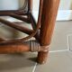 Bamboo and glass table