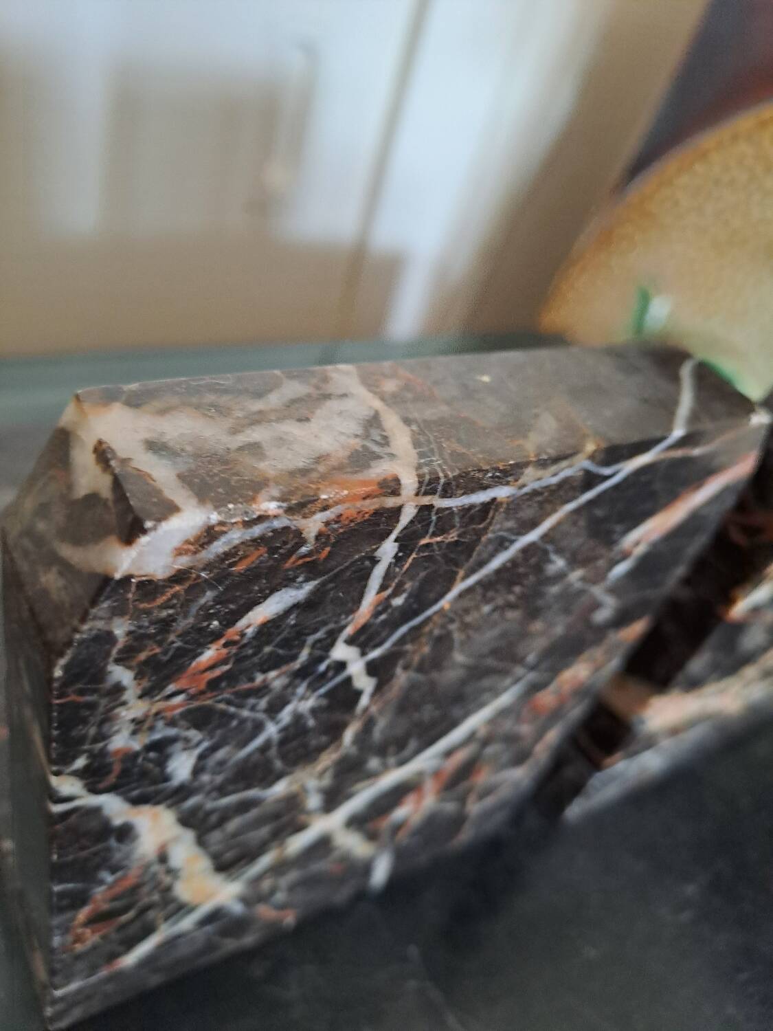 Pair of bookends. Made of marble. Art Deco.