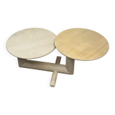 Travertine table