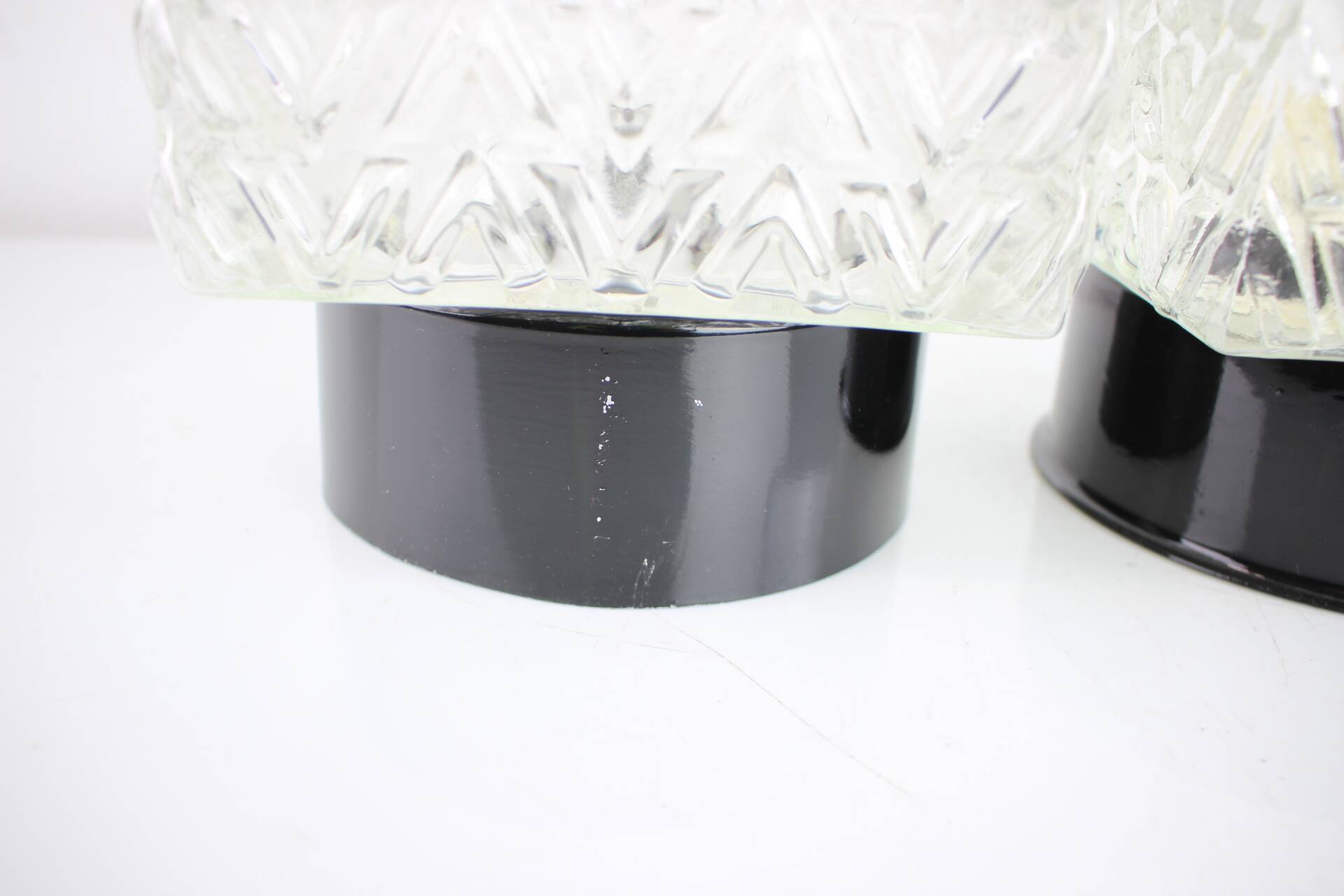 Pair of Mid-Century Wall or Sconces Lamps by Valasske Mezirici, 1960's