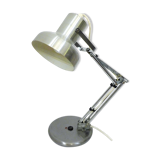 Chrome articulated office lamp