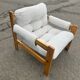 Fauteuil brutaliste design Gillis Lundgren 1976