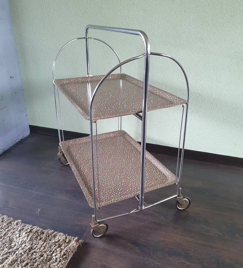1970s foldable trolley